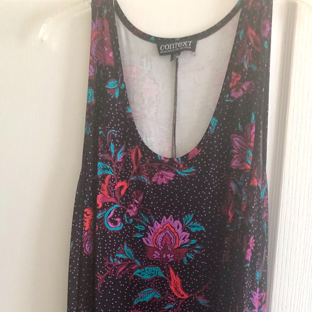 Long XL Summer Dress; Sleeveless; Worn Once